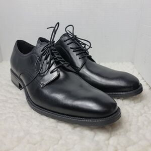 Cole Haan Grand360 Men's Size 11 Black Leather Plain Toe Oxfords C38446 Shoes